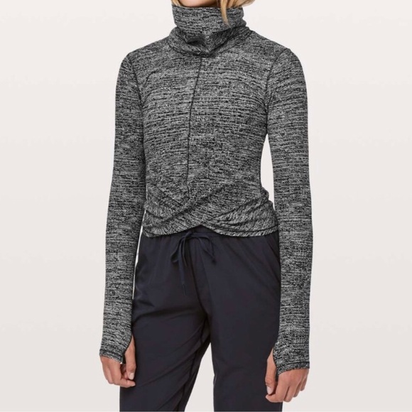lululemon athletica Tops - LULULEMON Melodic Movement Long Sleeve Shirt Slim fit Women’s size 10